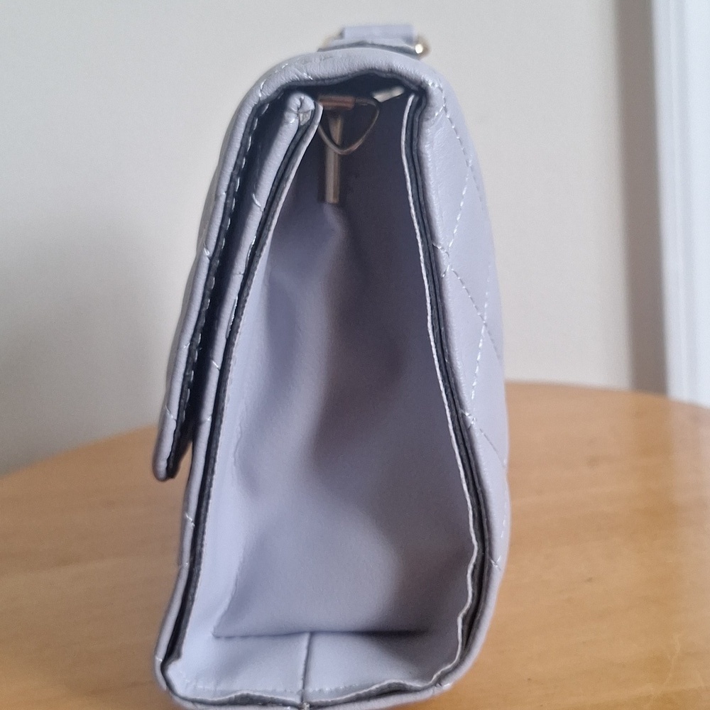 Purplish Gray Quilted Bag - Picture 3 of 6